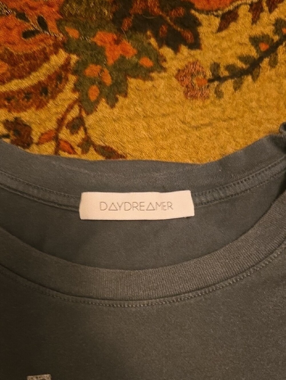 Daydreamer Charcoal Led Zeppelin Graphic Tee with Yellow Print - Picture 2 of 8